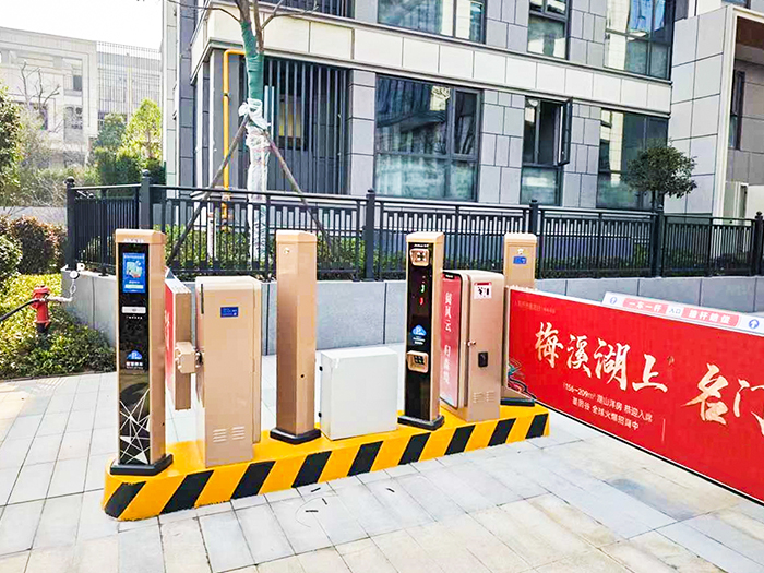 某小區采用安快車牌識別系統